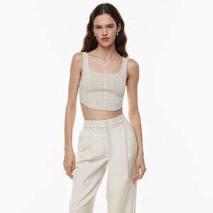 Aritzia SCULPT KNIT BUSTIER TANK